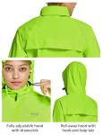 BALEAF Women's Waterproof Reflective Cycling Rain Jacket
