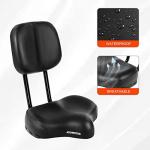 ADDMOTOR Comfort Bike Seat with Backrest for Tricycles