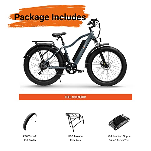 KBO Tornado Electric Fat Tire Bike