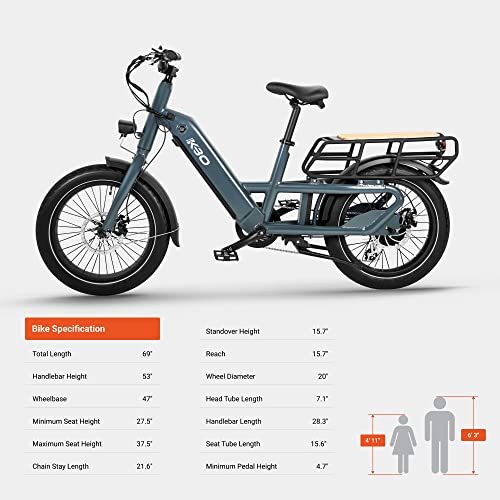 KBO Ranger Electric Bike: Powerful 750W Motor, Long-Range