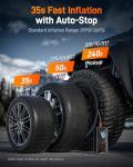 WOLFBOX 12000mAh Portable Tire Inflator Air Pump