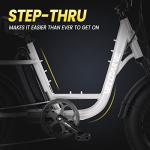 VELOWAVE 750W Step-Thru Electric Bike for Adults