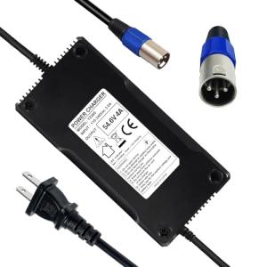 Electric Bike Mobility Scooter Charger - 54.6V 4A