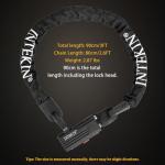INTEKIN Heavy Duty Steel Chain Lock with Keys