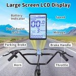 Soumye Electric Tricycle for Adults,20" Folding Electric Trike,3 Wheels Electric Bicycle Bikes, 350W Step-Thru Etrike with 374WH Removable Battery and Large Basket for Women Men