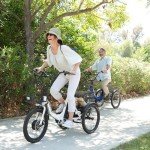 Soumye Electric Tricycle for Adults,20" Folding Electric Trike,3 Wheels Electric Bicycle Bikes, 350W Step-Thru Etrike with 374WH Removable Battery and Large Basket for Women Men