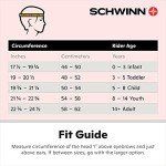 Schwinn Thrasher Bike Helmet for Youth Boys Girls Age 8-14 with Suggested Fit 55-58cm, Lightweight with Adjustable Side & Chin Strap, CPSC Safety Certified, Purple/White