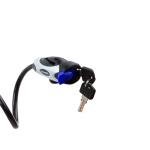 Adjustable Bike Lock Cable with Keypad, 72" Black