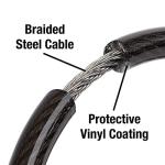 Master Lock Combination Bicycle Cable Lock, Black