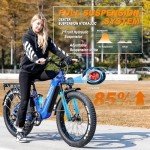 FREESKY 2 Bikes Wild Cat Pro 1600W Motor & Boulevard 1200W Motor Foldable Electric Bike for Adults,Removable Battery Electirc Mountain Bike, Full Suspension Fat Tire Dual Hydraulic Brakes Ebike