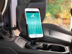 WeatherTech CupFone – Adjustable, Universal Cup Holder Phone Mount Accessory for Car – Compatible with iPhone & Other Smartphones – Open Access Design for Cell Phone Charging