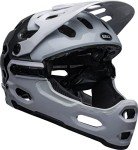 BELL Super 3R MIPS Adult Mountain Bike Helmet - Gloss White/Black, Medium (55-59 cm)