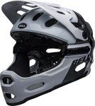 BELL Super 3R MIPS Adult Mountain Bike Helmet - Gloss White/Black, Medium (55-59 cm)