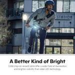 LED Bike Lights Set with 32ft Beam Distance