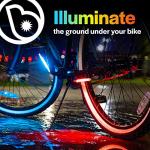 Blue LED Bike Frame Light for Night Riding