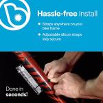 Blue LED Bike Frame Light for Night Riding