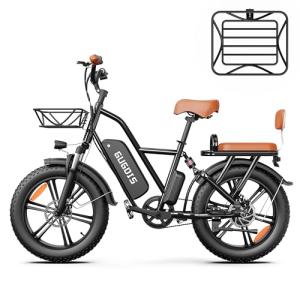 20" Fat Tire Folding Electric Bike, 1000W Motor