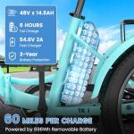 MOONCOOL Folding Electric Trike for Adults