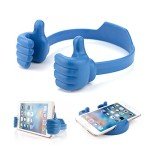 BUTEFO Thumbs up Cell Phone Holder Adjustable Silicone Tablet Stand Portable Desktop OK Stands Compatible for iPhone iPad Samsung Motorcycle Google TCL (Multi Colors, 8)