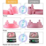BUTEFO Thumbs up Cell Phone Holder Adjustable Silicone Tablet Stand Portable Desktop OK Stands Compatible for iPhone iPad Samsung Motorcycle Google TCL (Multi Colors, 8)