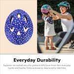 Schwinn Classic Infant Bike Helmet for Boys Girls Age 0-3 Years Old, Suggested Fit 44-50 cm, Dial Fit, Full Range Padding, Lower Molded Shell, Integrated Visor, Purple Polkadots