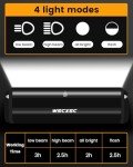 Best Bright Bike Light for Night Riding, 14000 Lumen Bicycle Light High Beam Low Beam, USB-C Rechargeable Bicycle Headlight Set, Waterproof Bike Headlight and Taillight for Adult Kid Mountain Road
