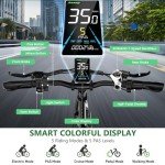 VITILAN U3 Foldable Electric Bike - 750W Adult E-Bike, 624Wh Removable Battery, Max 28Mph Step Thru E Bike for Women, Folding Fat Tire Ebikes for Adults with Dual Suspension 7-Speed (Black)
