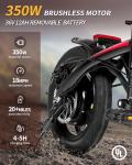 Bycyla 14" Folding Electric Bike for Adults