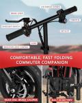 Bycyla 14" Folding Electric Bike for Adults