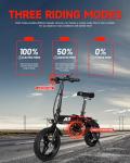 Bycyla 14" Folding Electric Bike for Adults