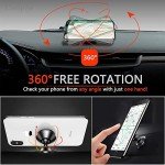 Coolpow 【2-Pack】 Magnetic Phone Holder for Car Phone Holder Mount【Strong Magnet】 Phone Mount for Car Mount for iPhone Magnetic Car Phone Holder【4 Plate】 Cell Phone Holders for Your Car Accessories