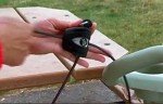 Master Lock Black Python Bike Lock with Key, Adjustable Metal Cable Lock has a Weather Resistant Vinyl Coating for Outdoor Equipment, Bicycles, 6 Feet Long, 8417D