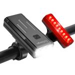 USB Rechargeable 4-in-1 Bike Light and Horn