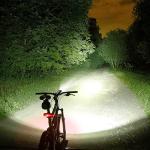 USB Rechargeable 4-in-1 Bike Light and Horn