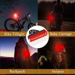 USB Rechargeable 4-in-1 Bike Light and Horn