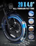 Wallke 2000W Folding Electric Bike for Adults