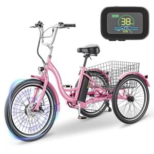 LILYPELLE 350W Electric Trike with Large Basket