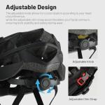 Favoto Lightweight Adjustable Bike Helmet - Matte Black