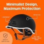 Retrospec Remi Adult Bike Helmet for Men & Women - Bicycle Helmet for Commuting, Road Biking, Skating with Adjustable Ergo Knob Dial