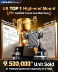 VANMASS 【65+LBS Strongest Suction & Military-Grade 2024 Ultimate Car Phone Mount【Patent & Safety Certs】 Cell Phone Holder Truck Stand for Dashboard Windshield Vent for iPhone 16 15 Pro Max 14 Samsung