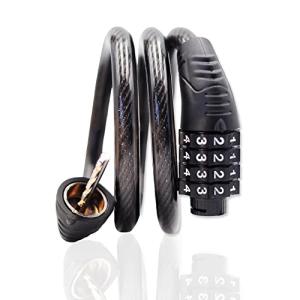 4-Digit Combination Cable Lock for Bicycles