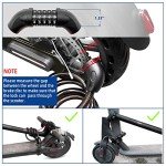 NDakter Bike Locks, 4 Feet Bike Lock Cable, High Security 5 Digit Resettable Combination Coiling Bicycle Lock Scooter Lock, Heavy Duty Anti Theft Cable Locks with Mounting Bracket