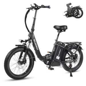 32Ah 20” Folding Electric Bike - 28MPH Fat Tire