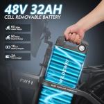 32Ah 20” Folding Electric Bike - 28MPH Fat Tire