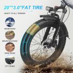 32Ah 20” Folding Electric Bike - 28MPH Fat Tire