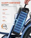 Viribus 250W Electric Trike for Adults with Basket