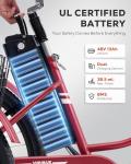 Viribus 350W Electric Tricycle for Adults - Red