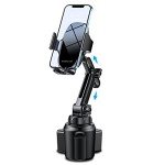 Miracase [Upgraded Version Cup Phone Holder for Car, Universal Adjustable Long Neck Car Phone Mount Cradle Friendly Compatible with iPhone Samsung Google and All 4.0-7.0 inches Smartphones