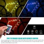 Waybelive Remote Control LED Bike Frame Lights