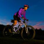 Waybelive Remote Control LED Bike Frame Lights